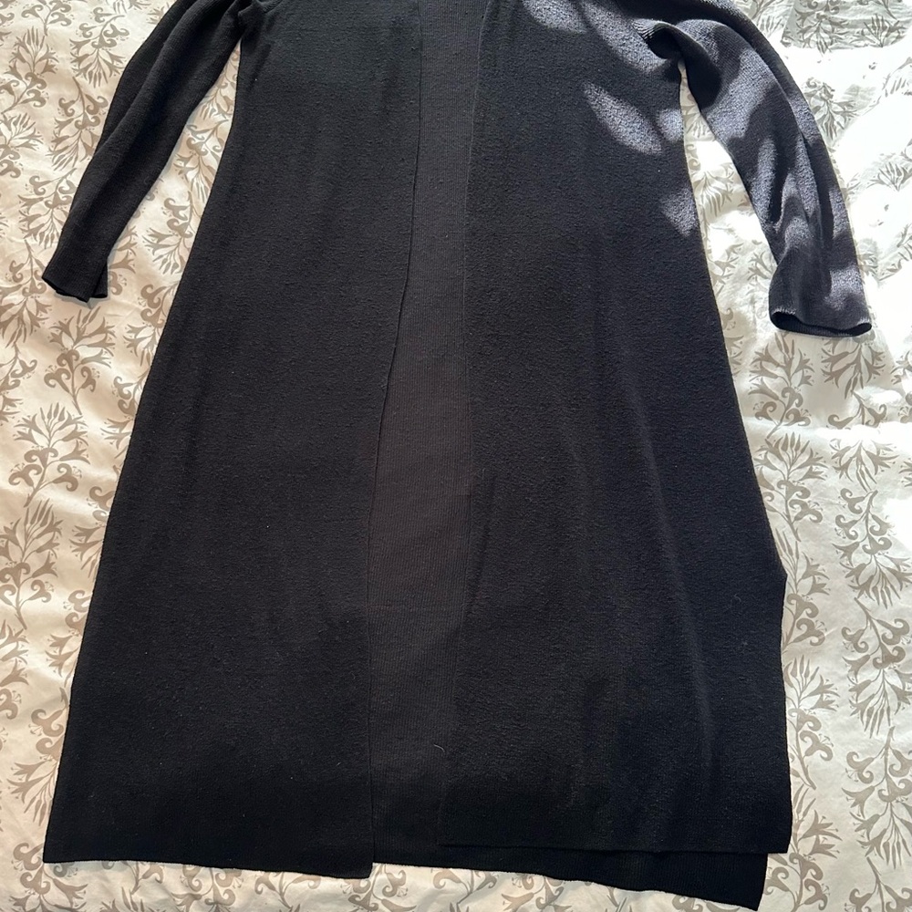 Eileen Fisher Linen Sweater Coat/Duster XS/TP - Picture 2 of 5